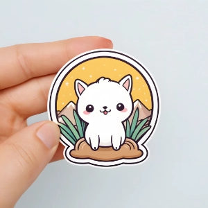 Papírové nálepky s vlastním návrhem i tvarem