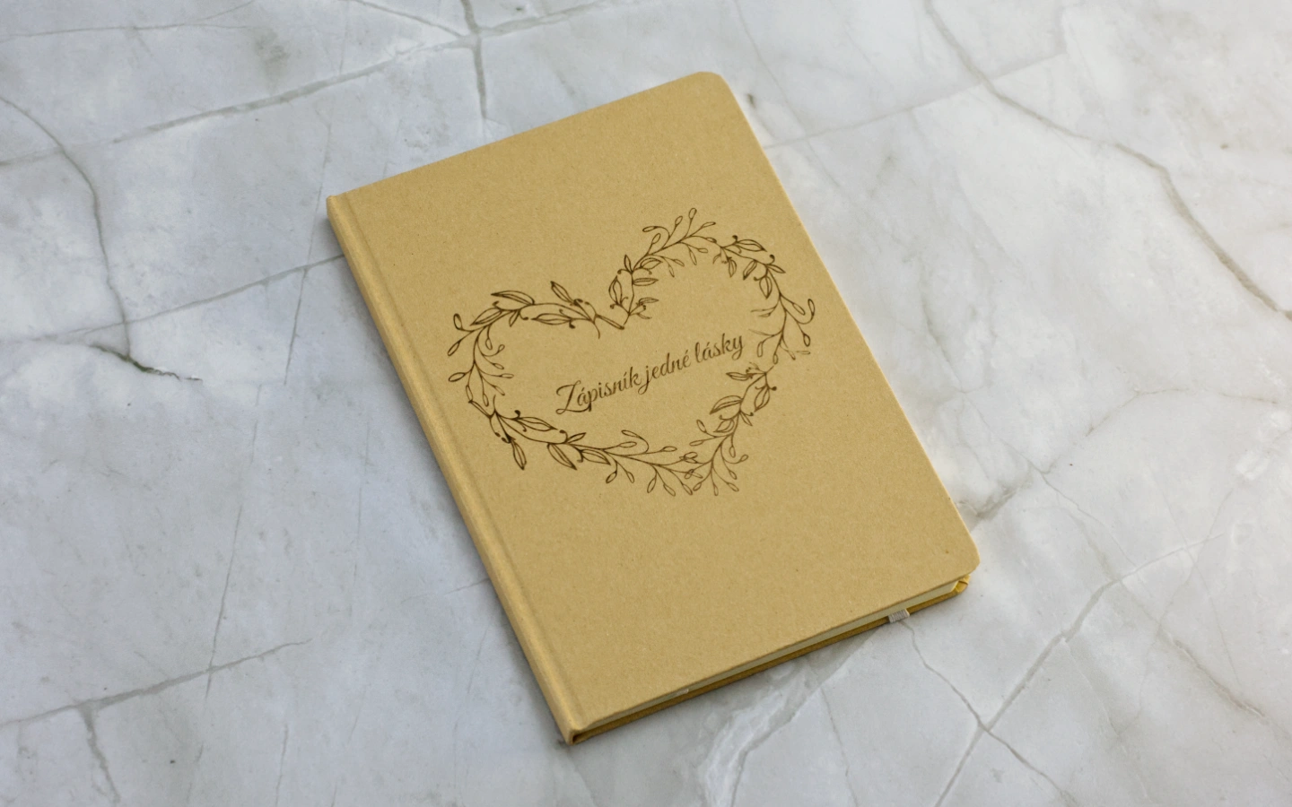 Kraft deník A6 s vlastním gravírováním 1 Obrázek galerie denik kraft