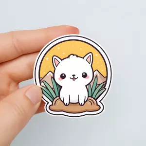 Papírové nálepky s vlastním návrhem i tvarem