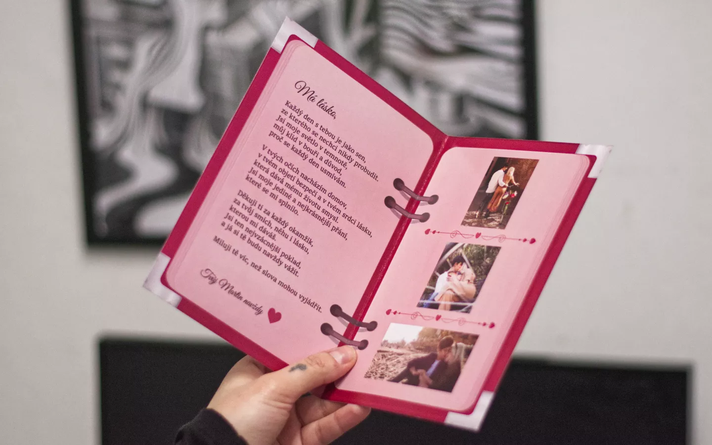 Přání - kniha pro zamilované na míru 1 Obrázek galerie kniha valentyn1