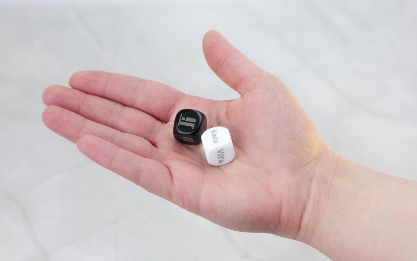 Hrací kostka s vlastním návrhem 1 Obrázek galerie kostky1