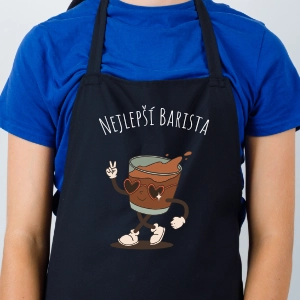 Bavlněná kuchyňská zástěra s vlastním potiskem