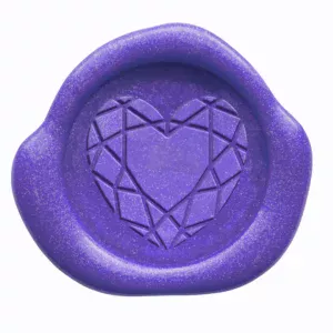 Pečetidlo drahokam srdce