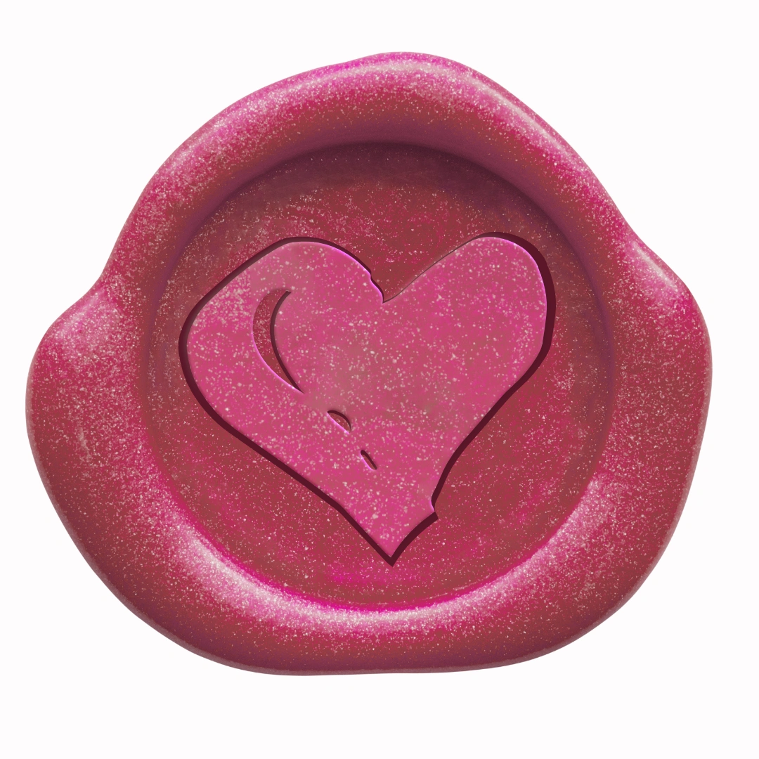 Pečetidlo ilustrace srdce