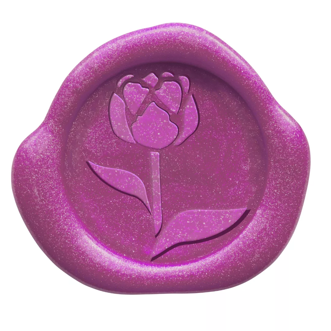 Pečetidlo květina tulipán