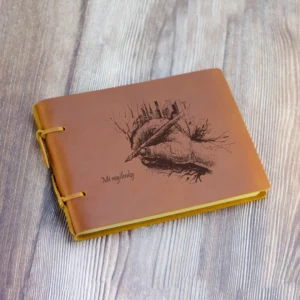 Kožený deník A5 Mé myšlenky