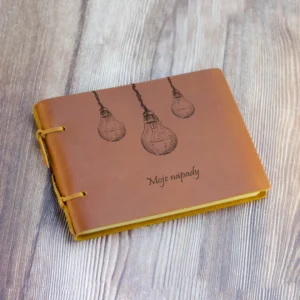 Kožený deník A5 Moje nápady