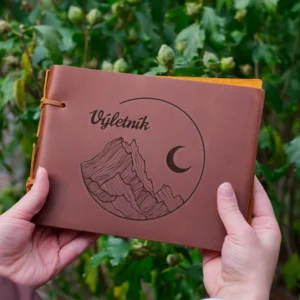 Kožený deník A5 Výletník