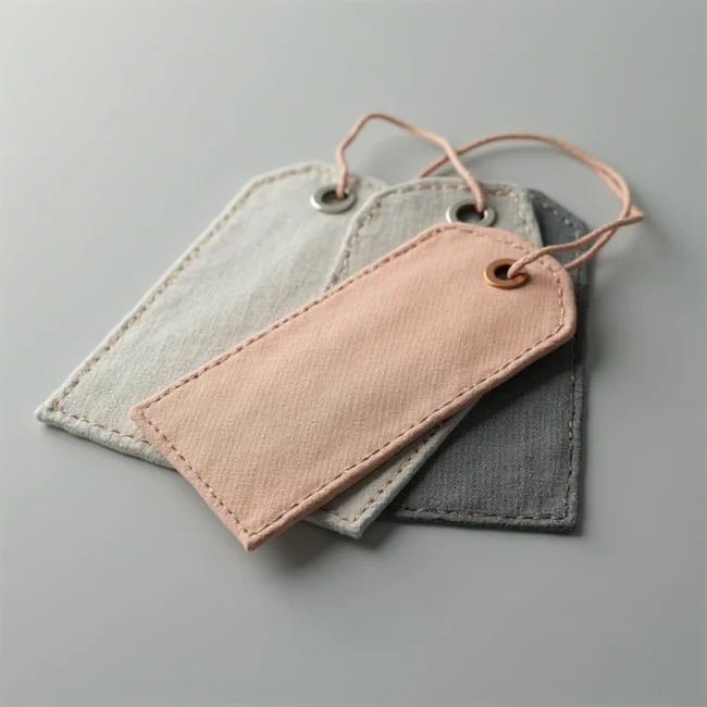 textilni cedulky material