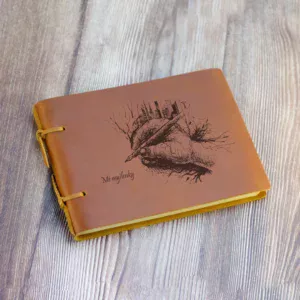 Kožený deník A5 Mé myšlenky