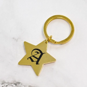 Přívěsek zlatá hvězda s gravírováním