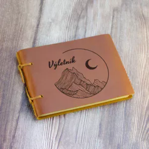Kožený deník A5 Výletník