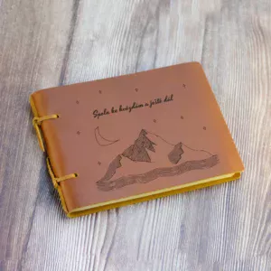 Kožený deník A5 Spolu ke hvězdám a ještě dál