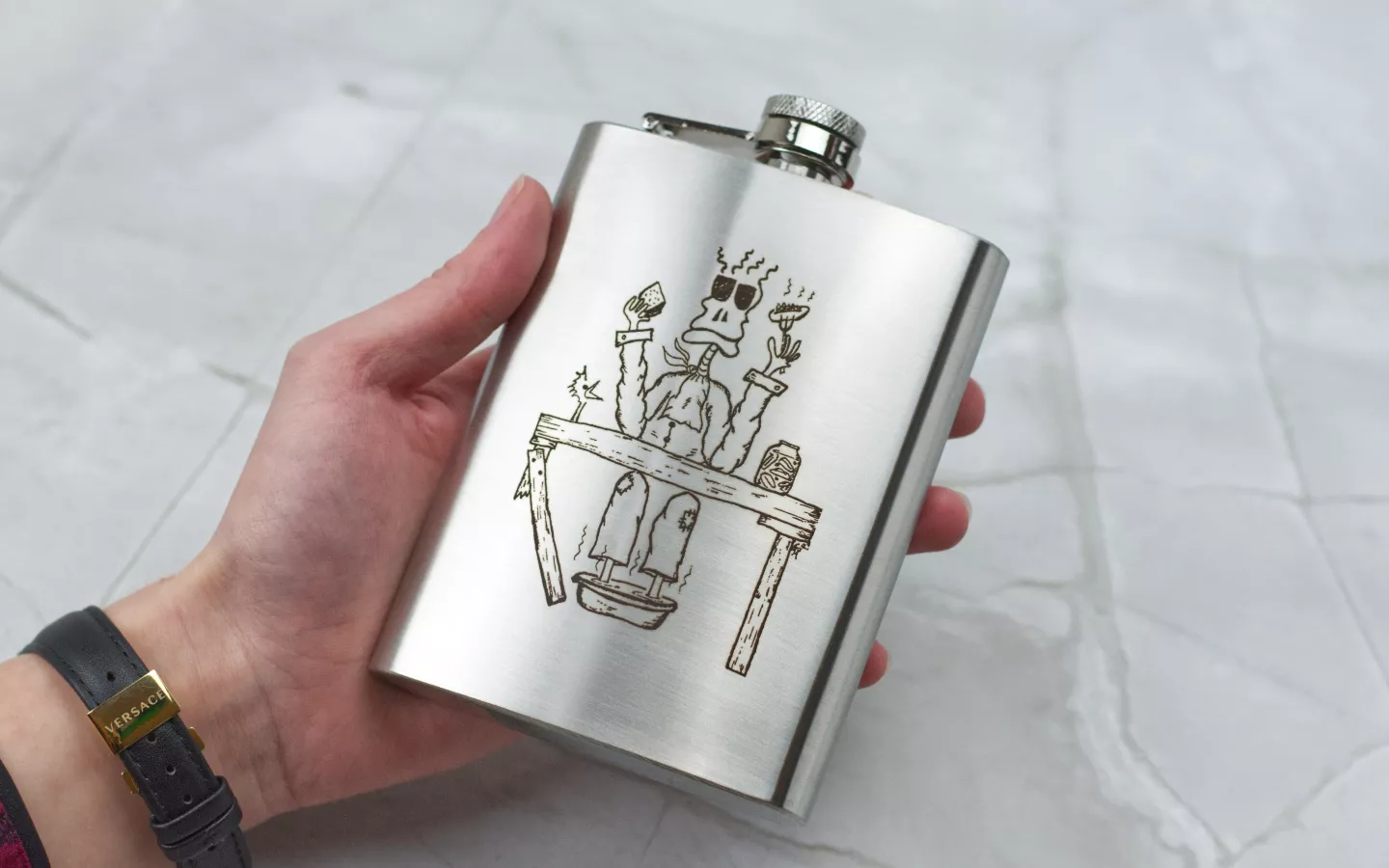 Obrázek galerie butylka nerez