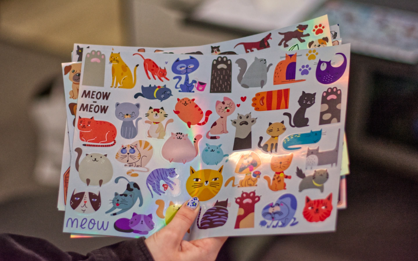 Obrázek galerie holo kockz samolepky