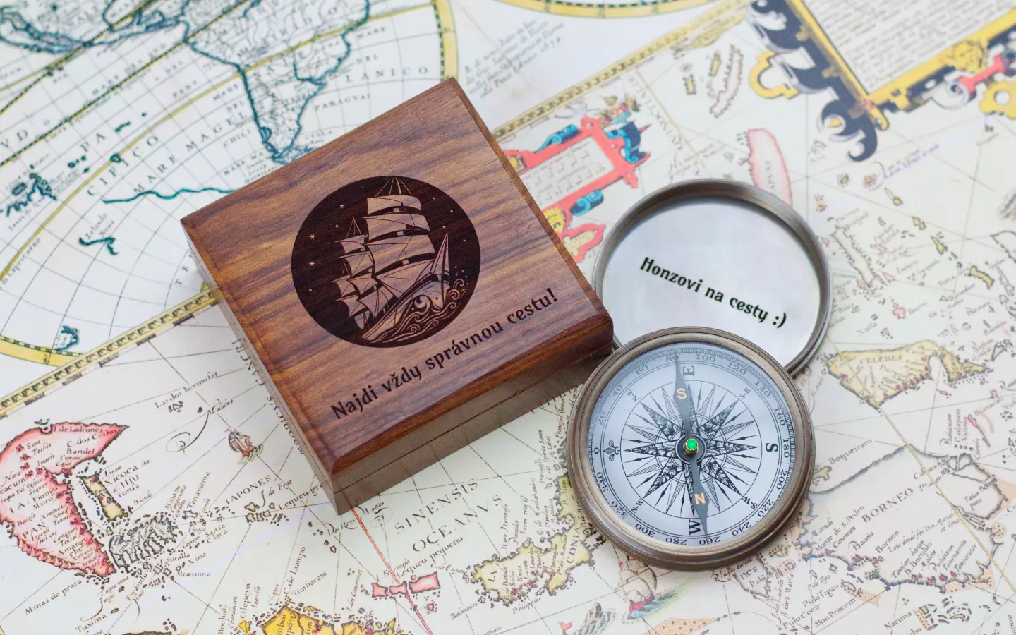 Obrázek galerie kompas mapa