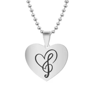 Náhrdelník srdce s vlastním gravírováním