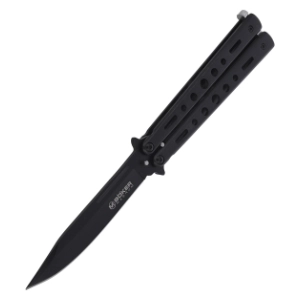 Magnum Balisong All Black kapesní nůž s gravírováním