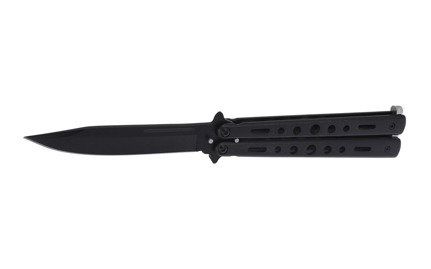 Magnum Balisong All Black kapesní nůž s gravírováním 1 Obrázek galerie Magnum All Black