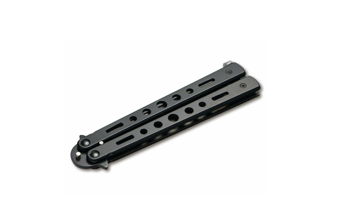 Magnum Balisong All Black kapesní nůž s gravírováním 2 Obrázek galerie Magnum All Black1
