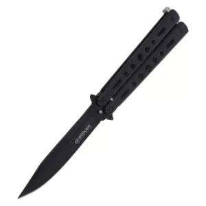 Magnum Balisong All Black kapesní nůž s gravírováním