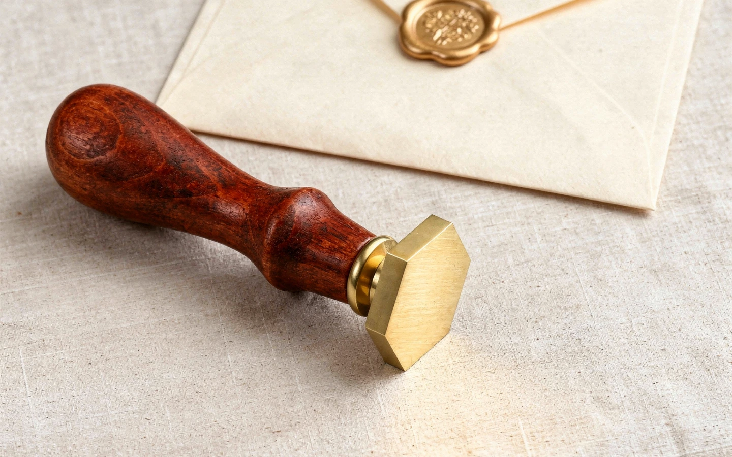 pečetidlo na míru - kosočtverec 1 Obrázek galerie hexagon pecetidlo