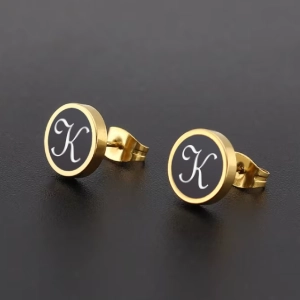 Smaltované náušnice s vlastním gravírováním