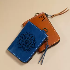 Kožená peněženka s vlastním gravírováním