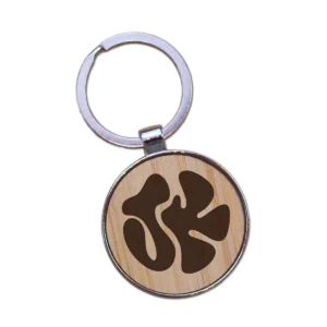 Kulatý přívěsek na klíče s vlastním gravírováním