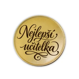 Mince „Nejlepší učitelka“ v dárkové krabičce