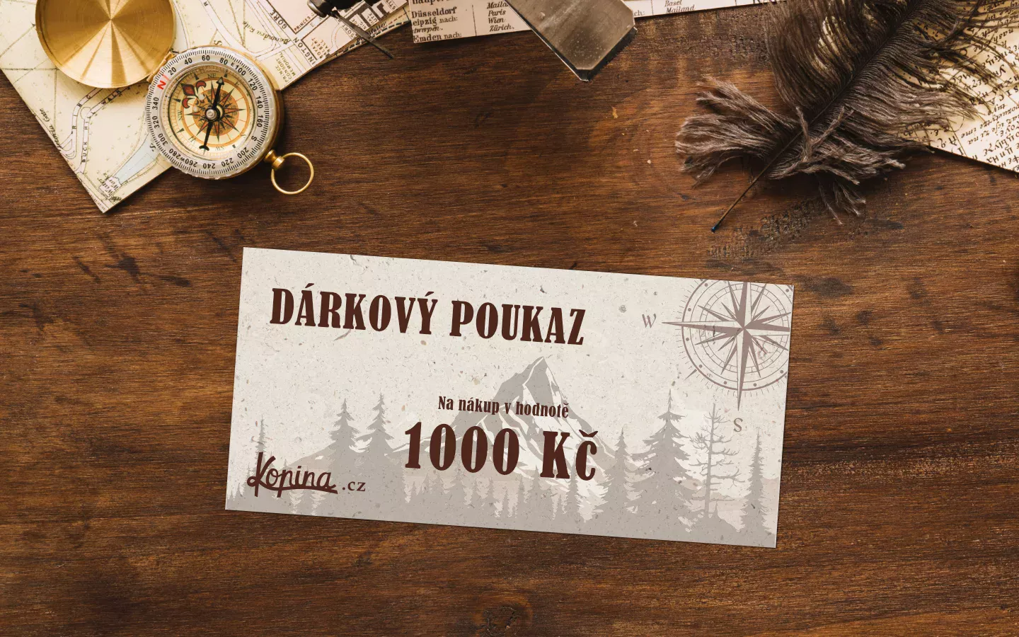 Dárkový poukaz Kopina 3 Obrázek galerie kupon 1