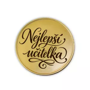 Mince „Nejlepší učitelka“ v dárkové krabičce